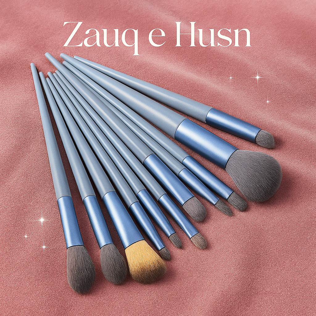 13-Piece Colorful Makeup Brushes Set – Blending & Practice Tools for Face & Eyes