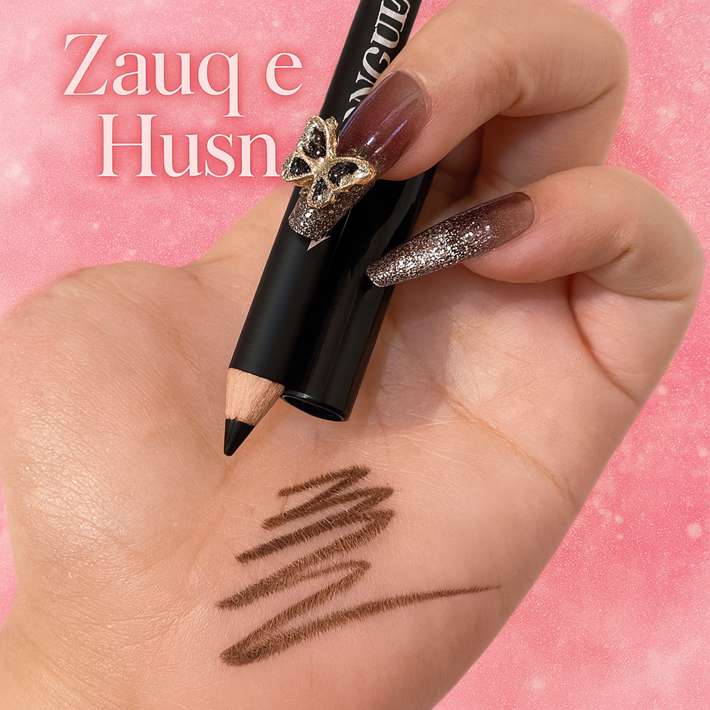 2-in-1 Eye Pencil with Sharpener | Black & Brown | Pack of 12 | Smooth, Nourishing Formula