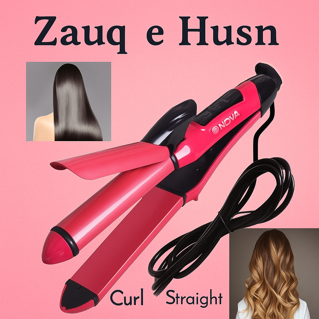 Nova Hair Straightener & Curler 2-in-1