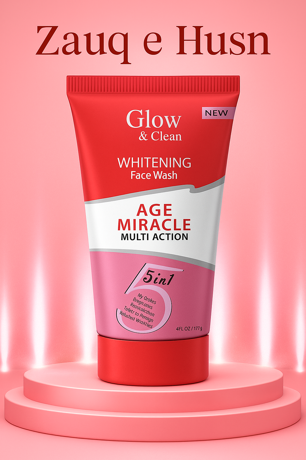Whitening Facewash 120ml - Age Miracle Multi-Action Intense Skin Repair & Anti-Bacterial