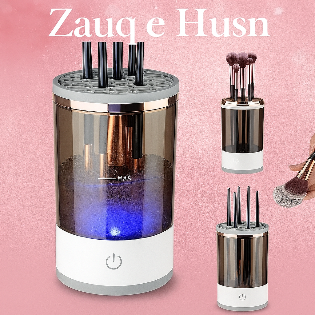 Electric Makeup Brush Cleaner | Automatic Makeup Brush Holder Cleaner Machine