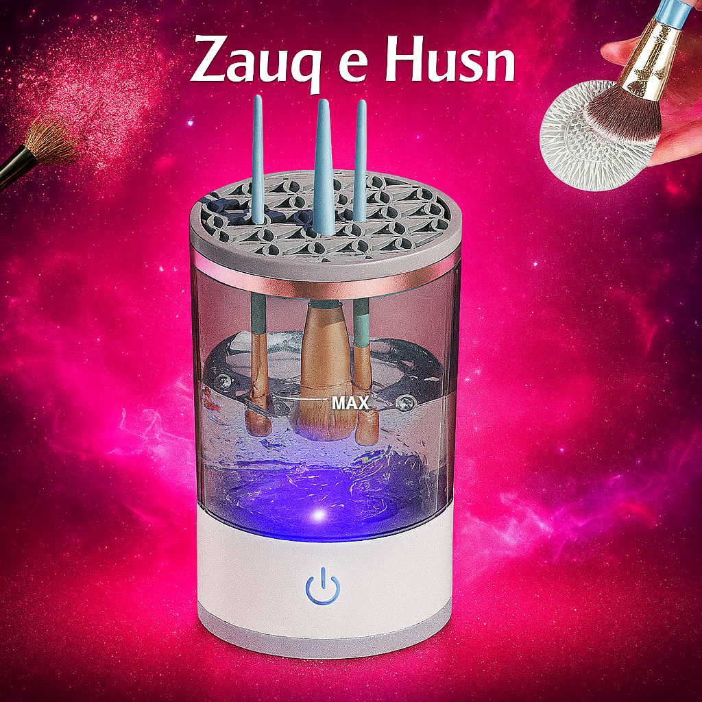 Electric Makeup Brush Cleaner | Automatic Makeup Brush Holder Cleaner Machine