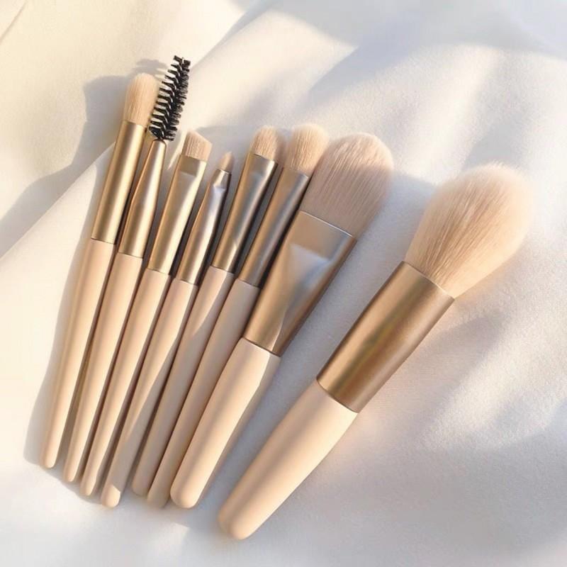 8-Piece Makeup Brush Set – Blending, Contouring & Eye Makeup Tools