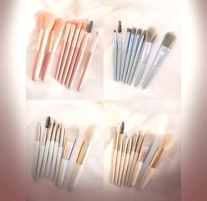 8-Piece Makeup Brush Set – Blending, Contouring & Eye Makeup Tools