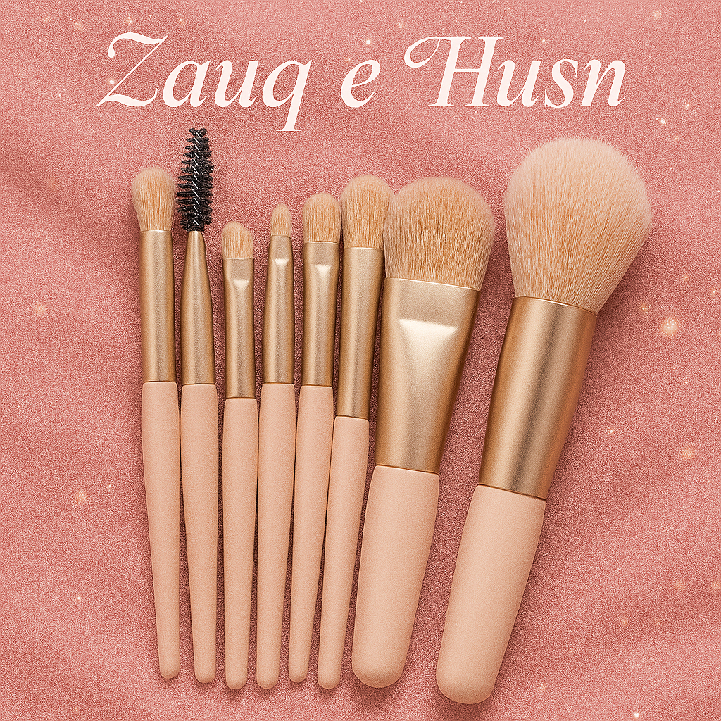 7-Piece Makeup Brush Set – Blending, Contouring & Eye Makeup Tools