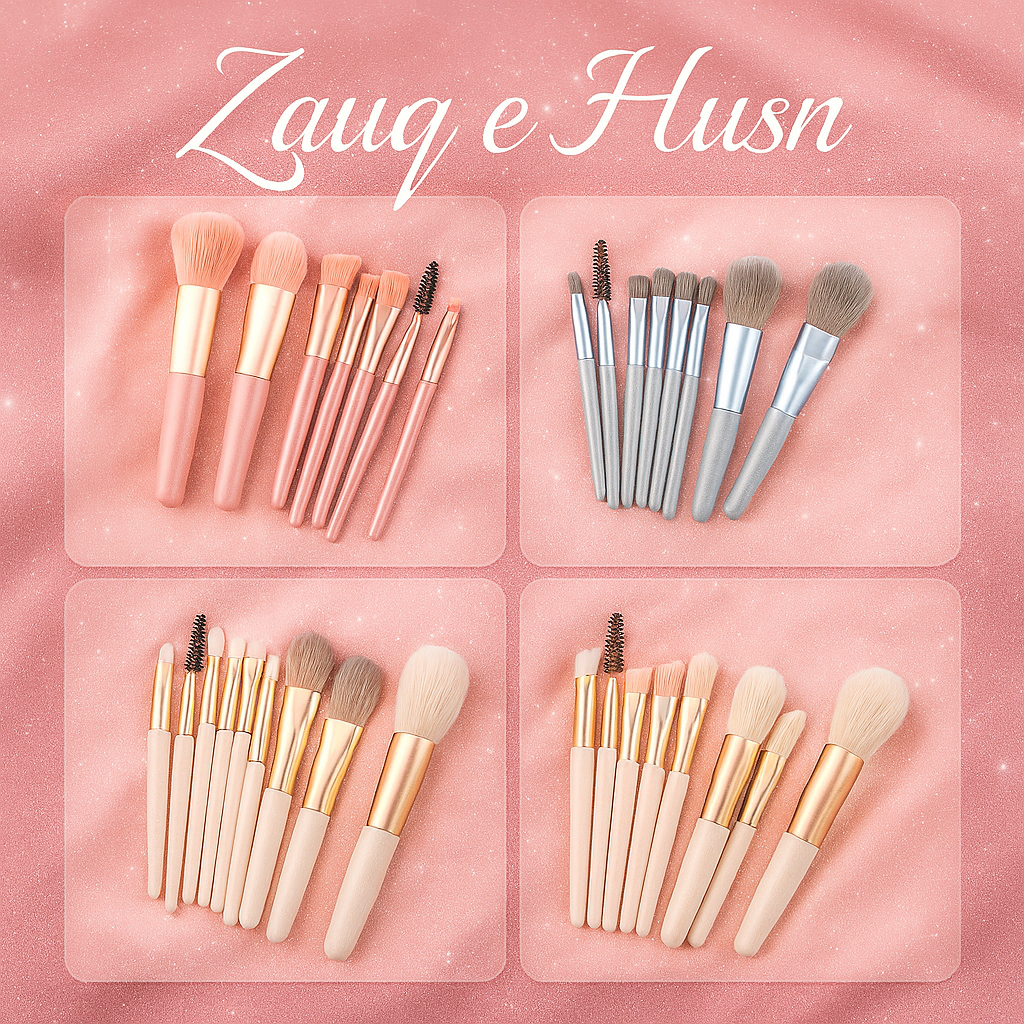 7-Piece Makeup Brush Set – Blending, Contouring & Eye Makeup Tools