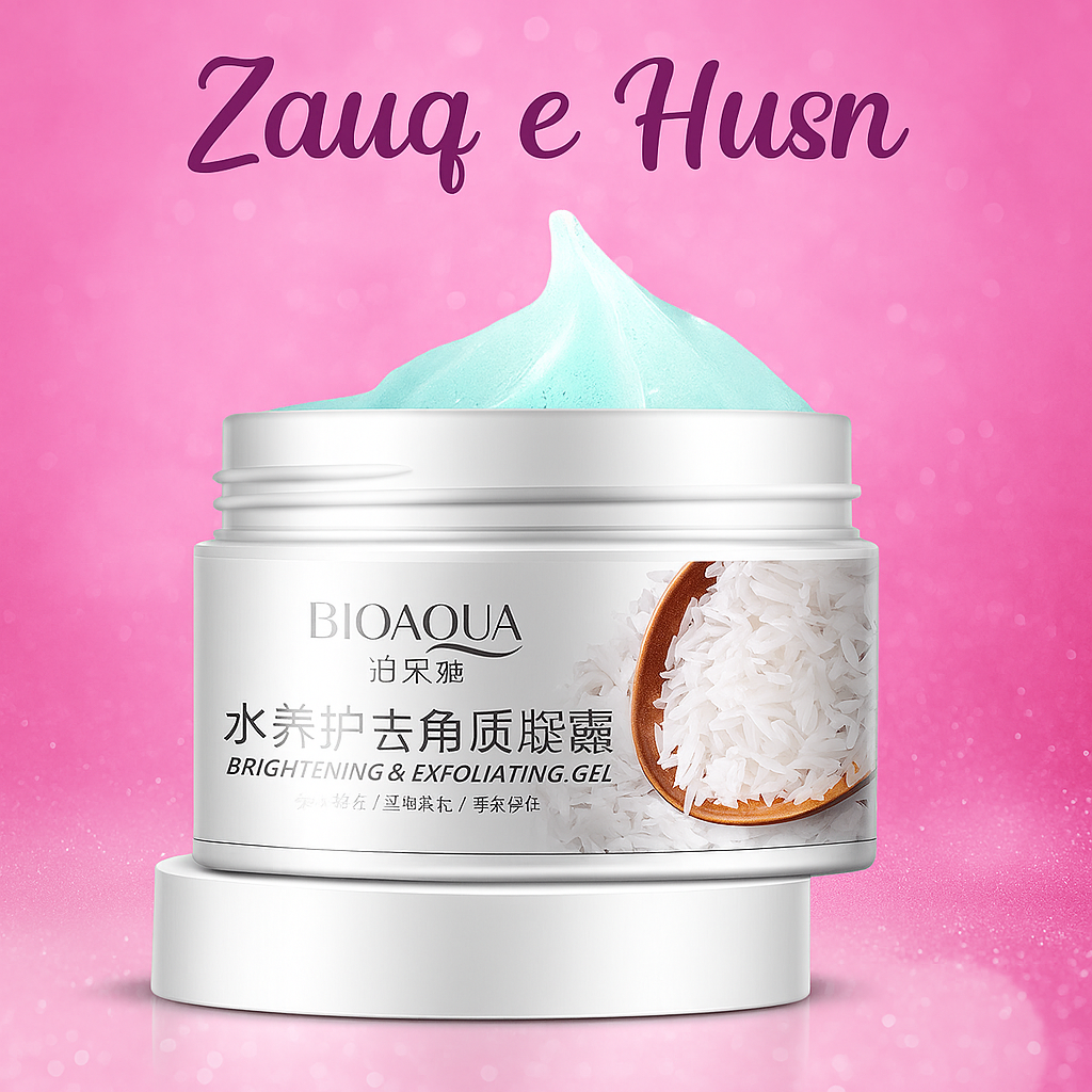 Bioaqua Rice Gel Face Scrub for Brightening & Exfoliating - Bioaqua