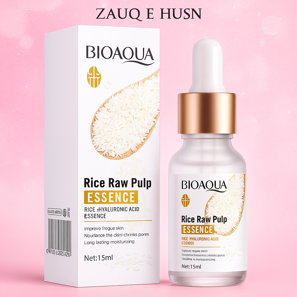 BIOAQUA Rice Serum – Natural Moisturizing Anti-Aging Formula (15ml)