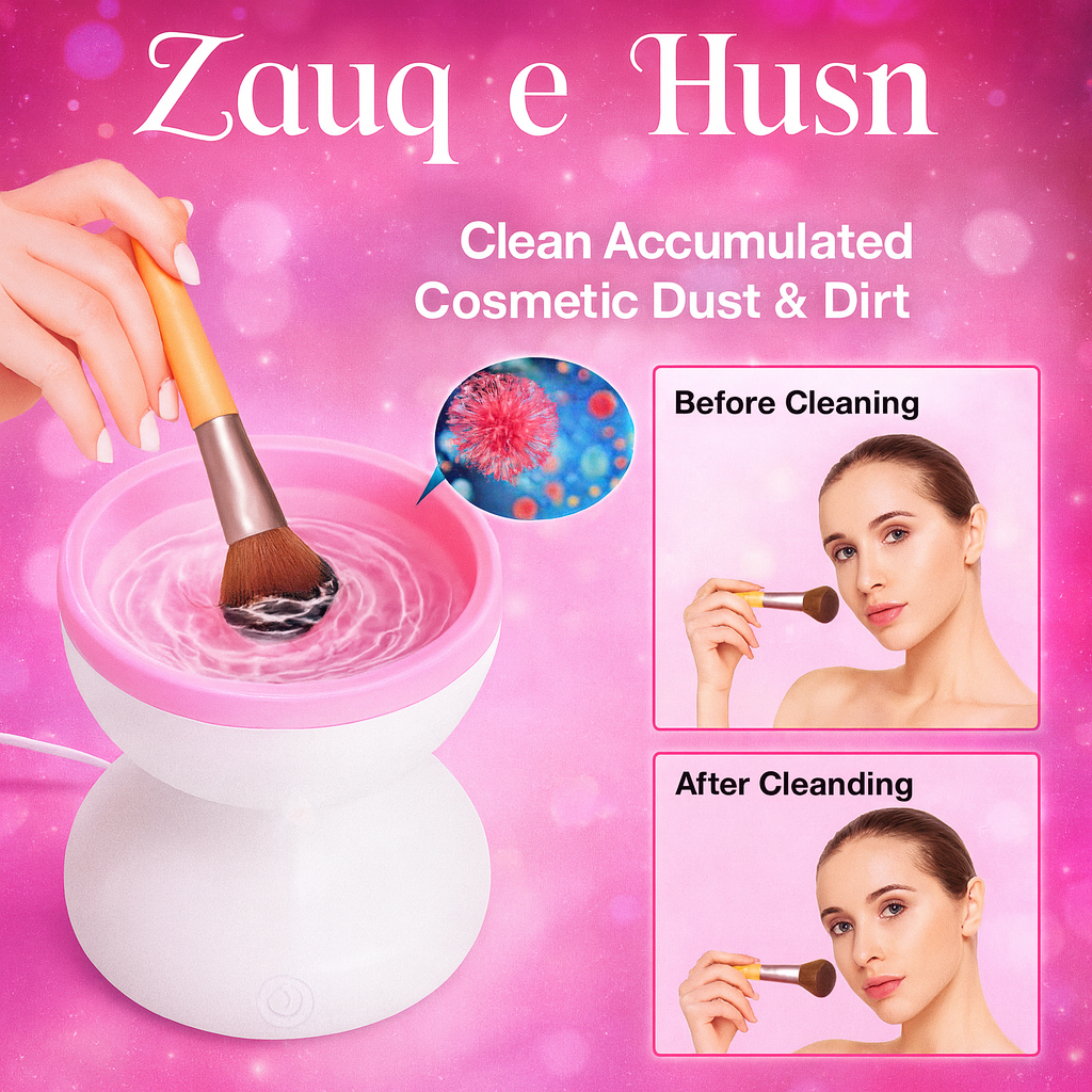 Electric Makeup Brush Cleaner Machine – USB Powered, Gentle & Efficient Cleaning for Makeup Brushes