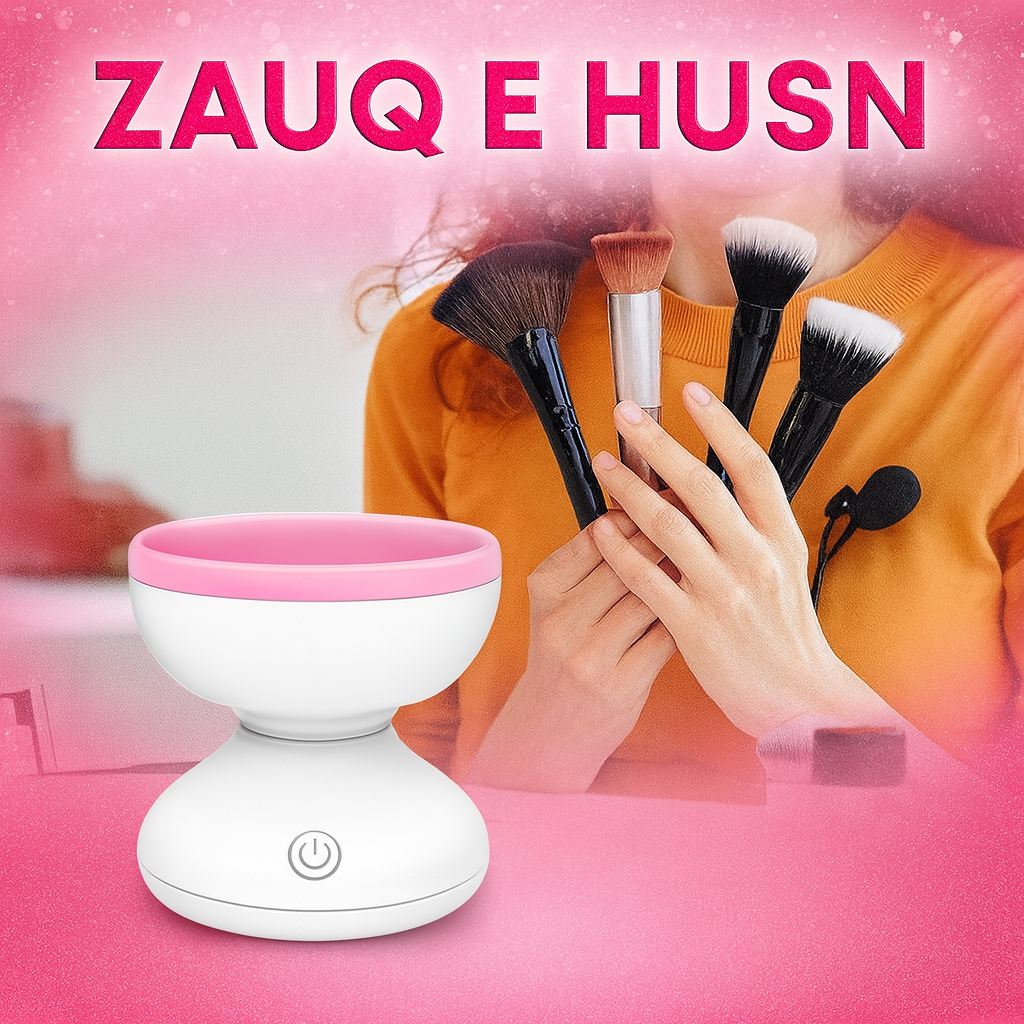 Electric Makeup Brush Cleaner Machine – USB Powered, Gentle & Efficient Cleaning for Makeup Brushes