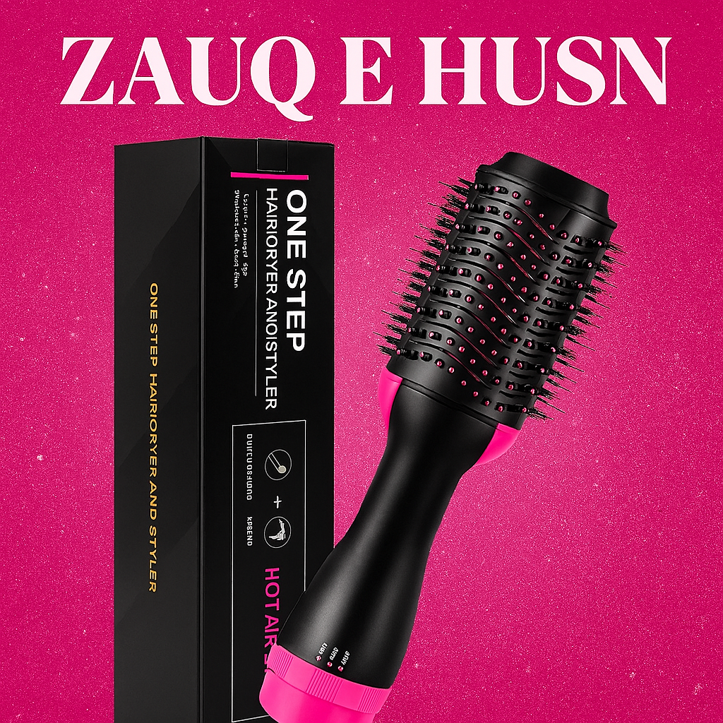 One Step 2-in-1 Hair Dryer & Brush (Dryer + Styler) – Fast Drying, Straightening & Curling, 1000W Power