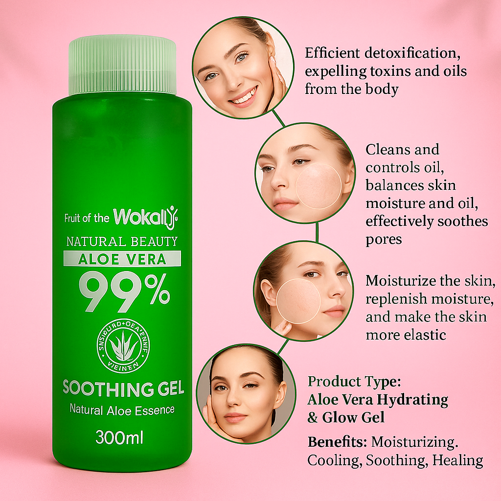 Aloe Vera Skin Hydrating Glow Gel – 300ml