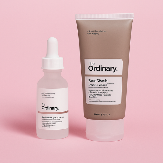2 in 1 Skincare Bundle - 1 x Face Wash & 1 x Niacinamide Serum (2 Pcs) - The Ordinary