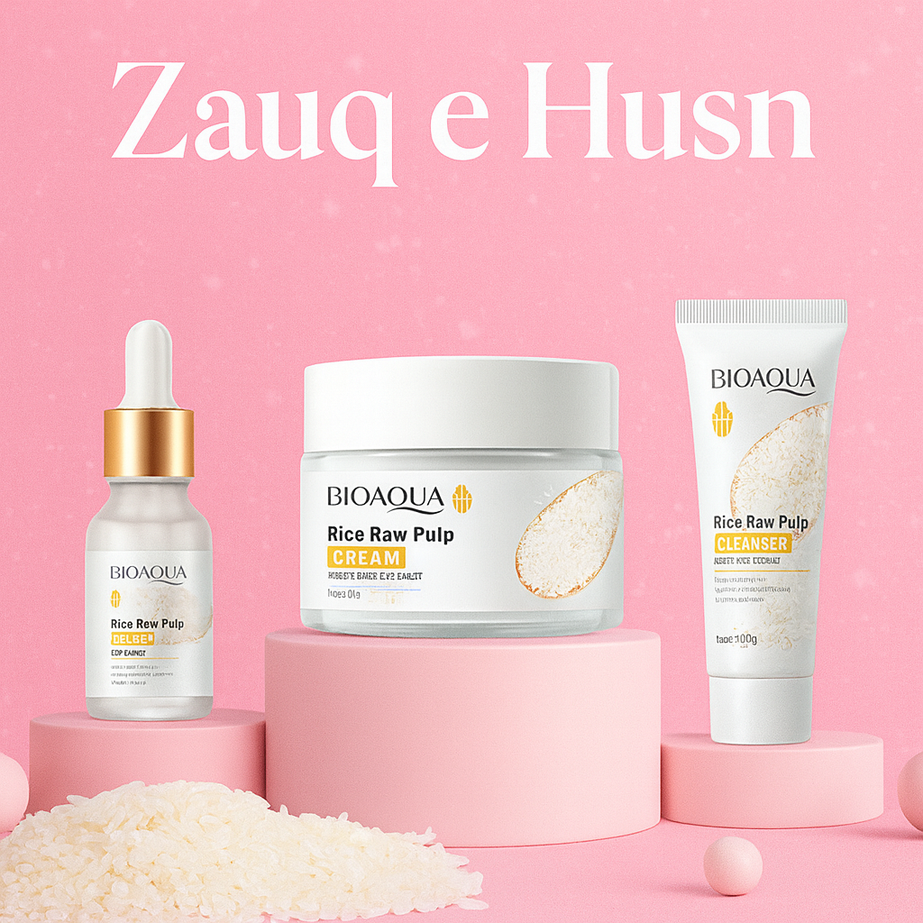 Bio-Aqua Essence, Cream & Cleanser Pack of 3 - BIOAQUA