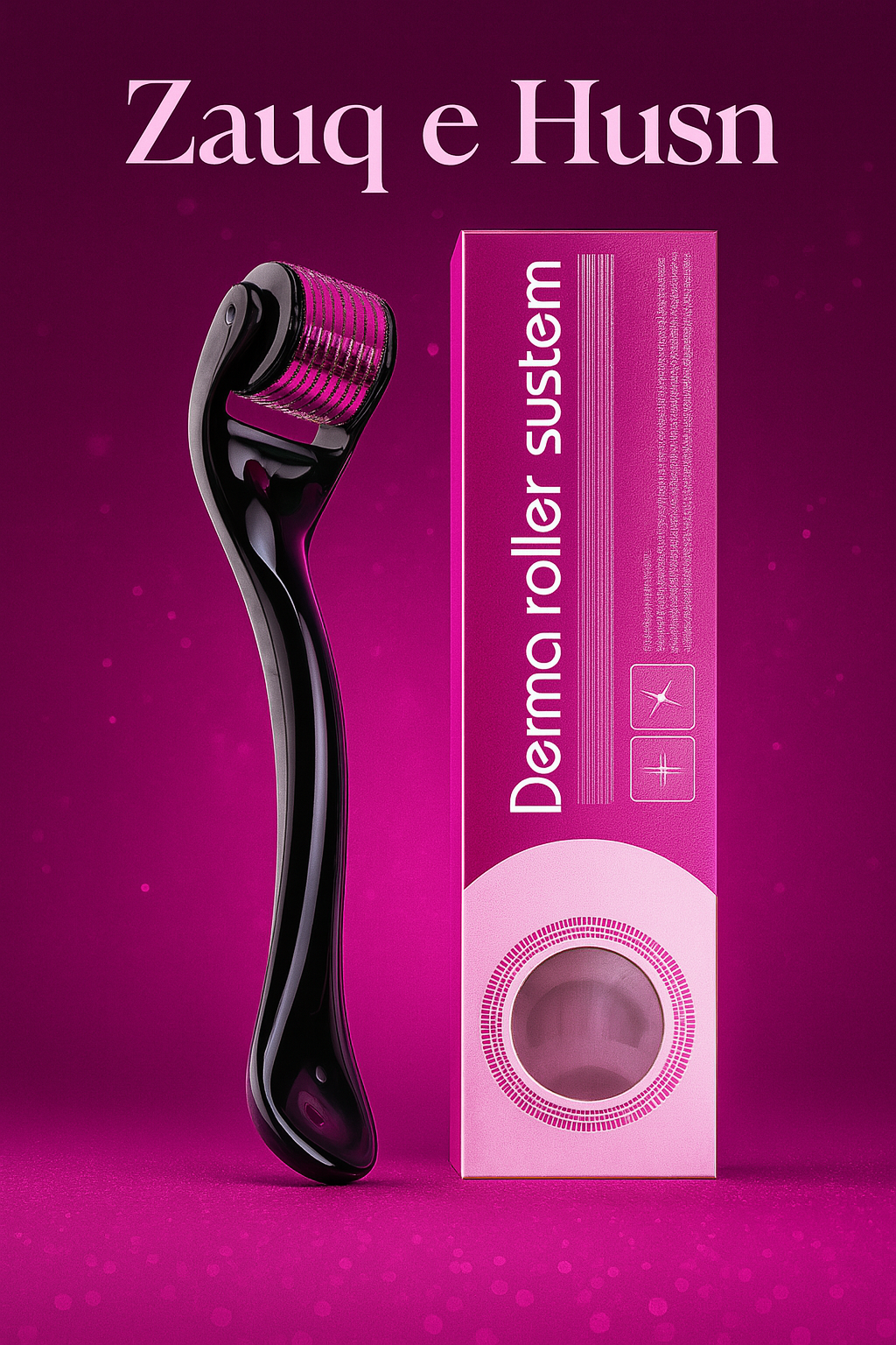Derma Roller for Hair & Beard Growth – Titanium Microneedle for Anti Hair Loss