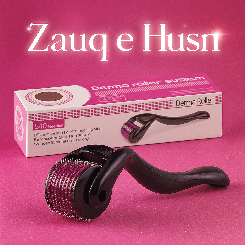Derma Roller for Hair & Beard Growth – Titanium Microneedle for Anti Hair Loss