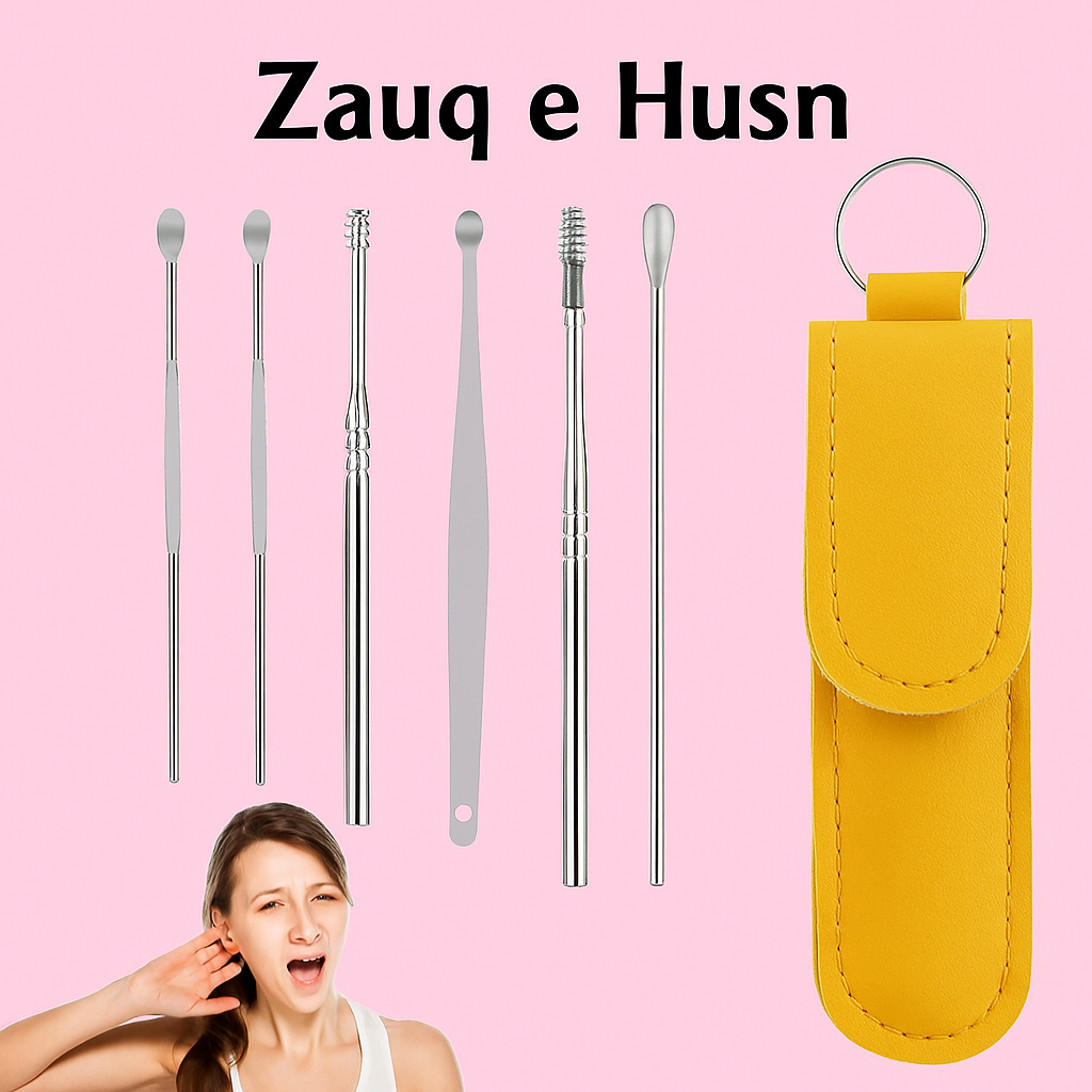 Ear Wax Cleaning Kit - 6 Pcs Ear Pick Tools