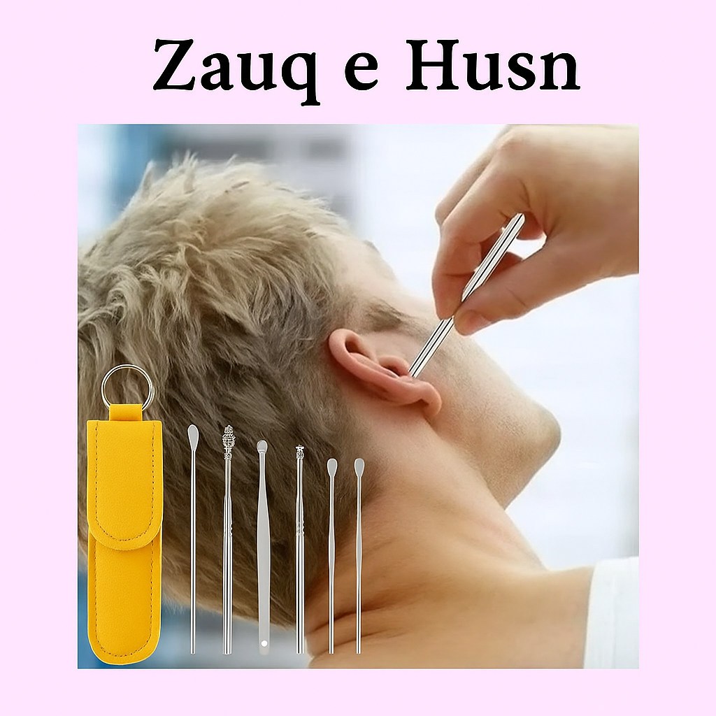 Ear Wax Cleaning Kit - 6 Pcs Ear Pick Tools