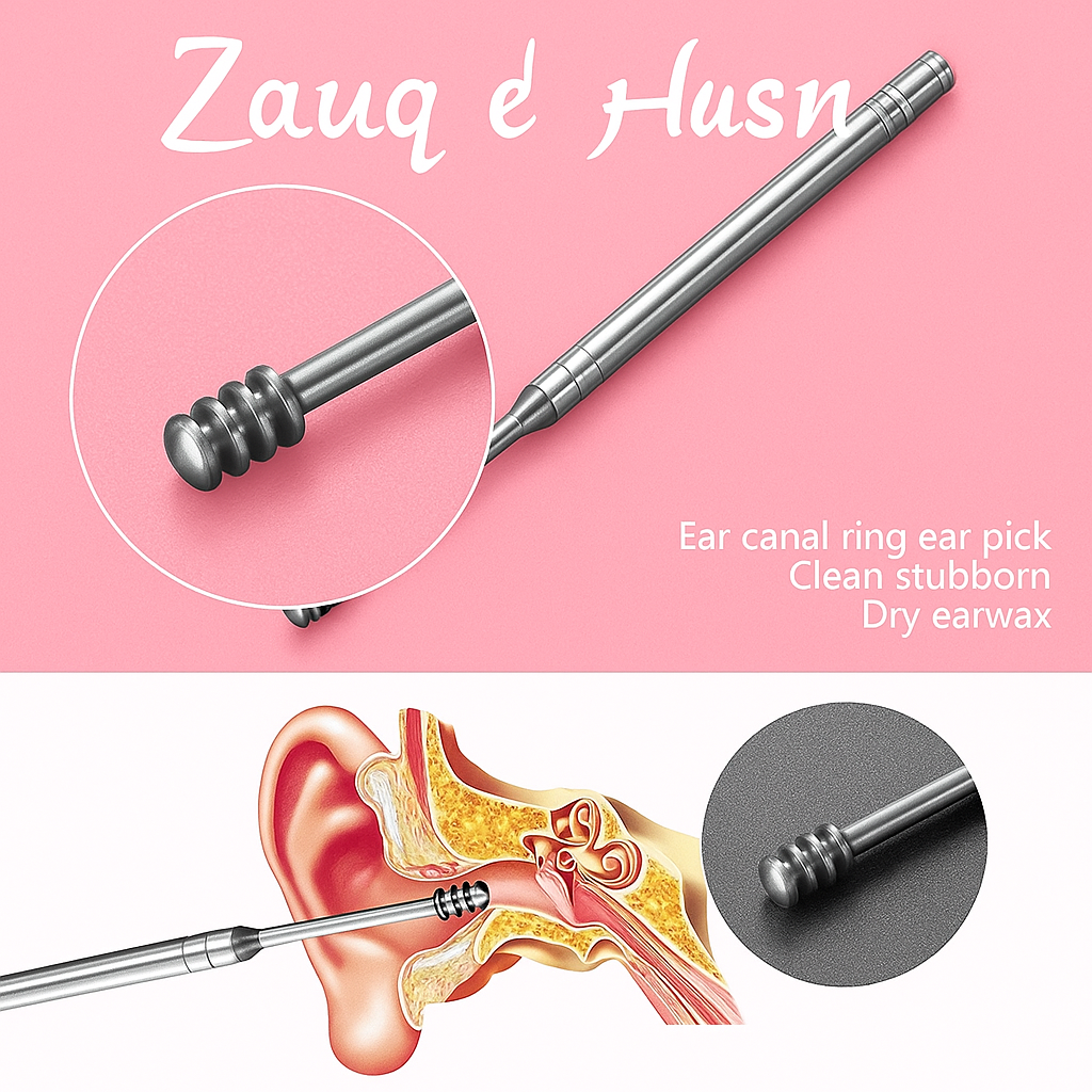 Ear Wax Cleaning Kit - 6 Pcs Ear Pick Tools