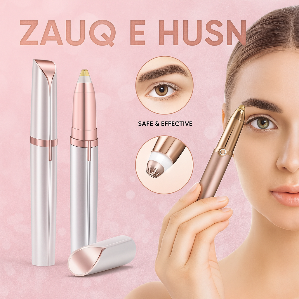 Facial Hair Remover – Rechargeable Trimmer for Chin, Cheeks, Lip & Brows