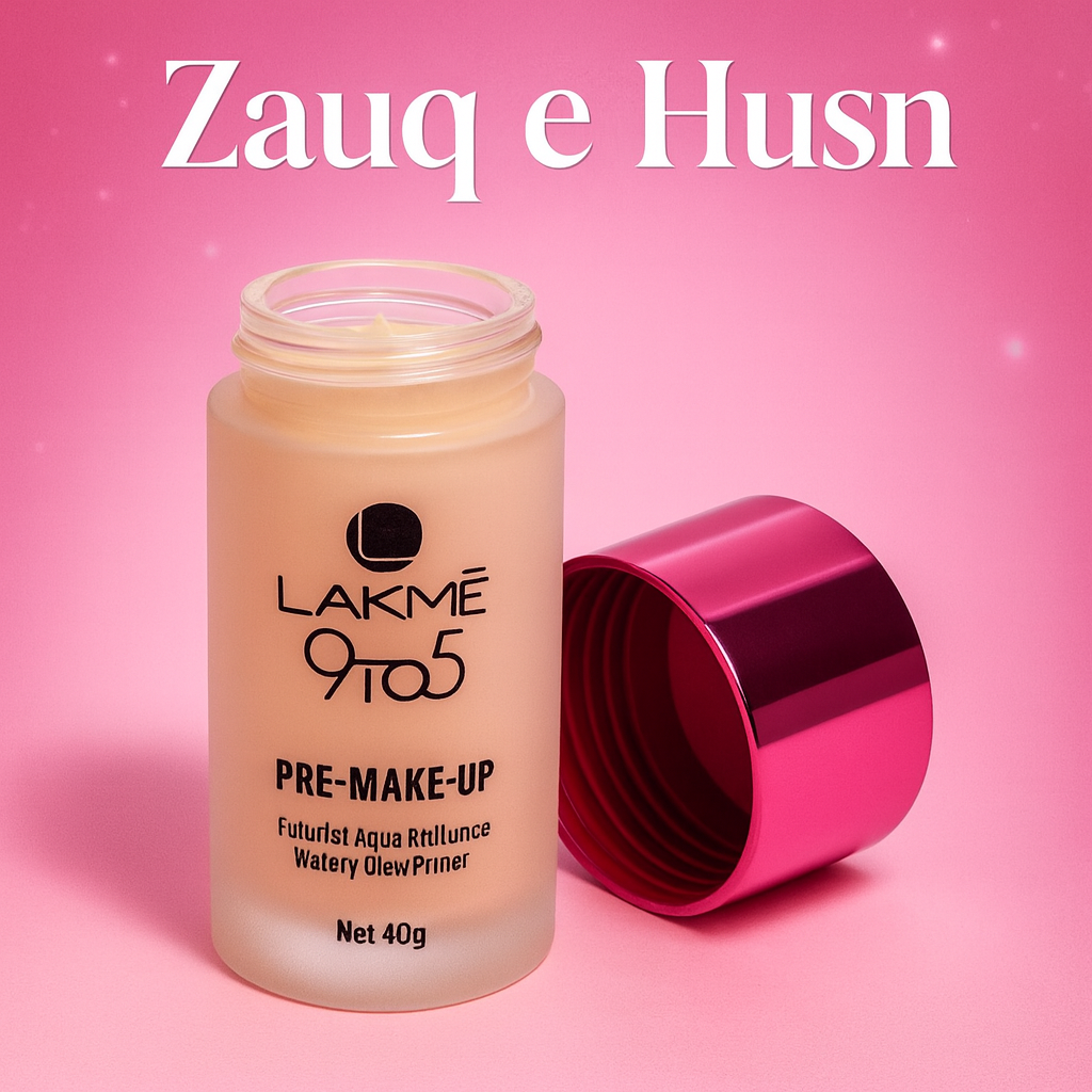 Lakme 9 to 5 Pre-Make-Up Primer – Smooth Base, Pore Minimizing & Long-lasting for All Skin Types – 40g - Lakeme