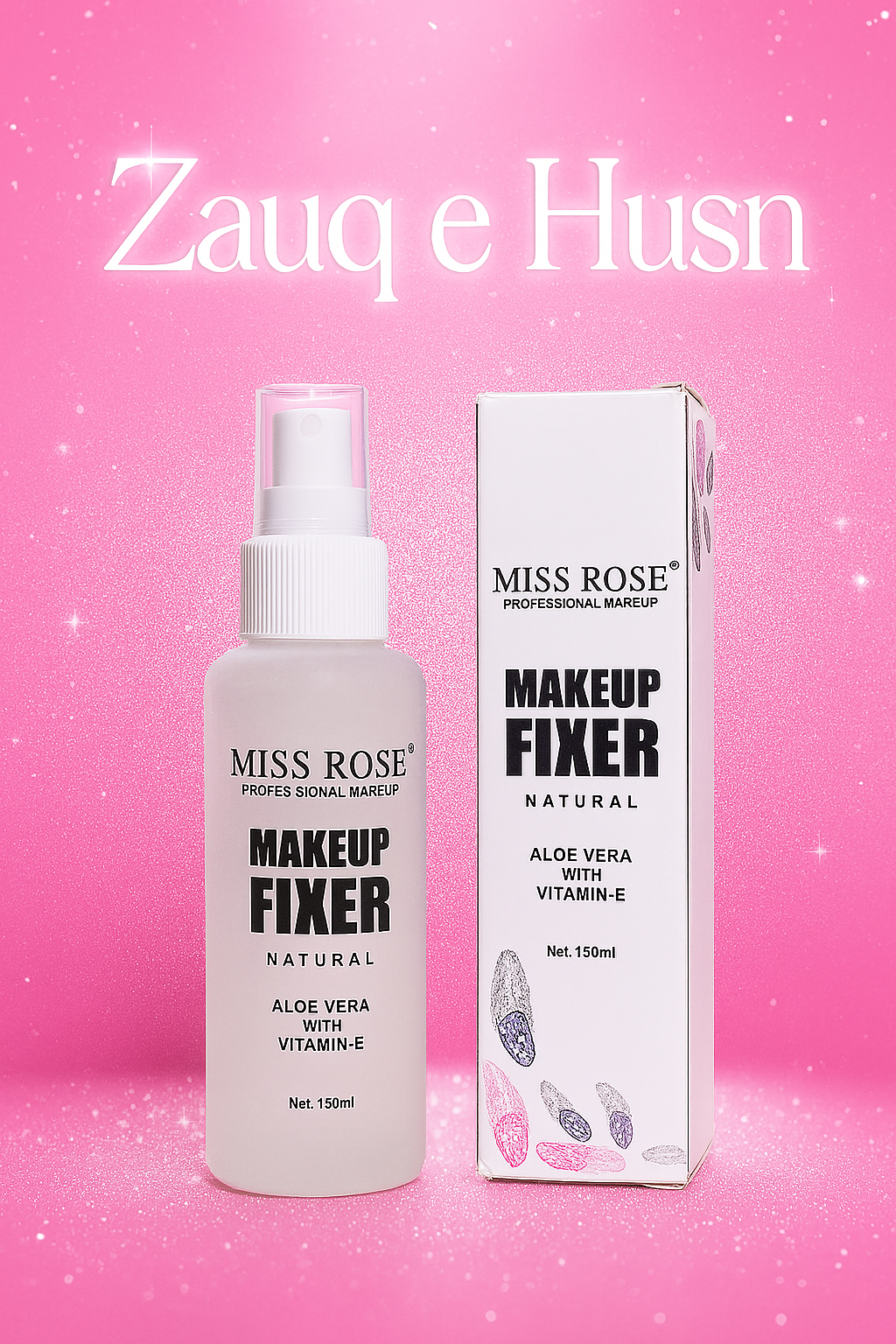 Miss Rose Makeup Fixer Spray – Long-Lasting Setting Spray (100ml)