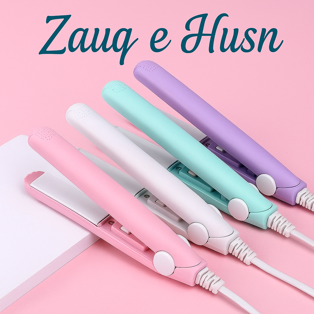 Portable Mini Hair Straightener - 1 Pc High Heat Quick Heating Tool
