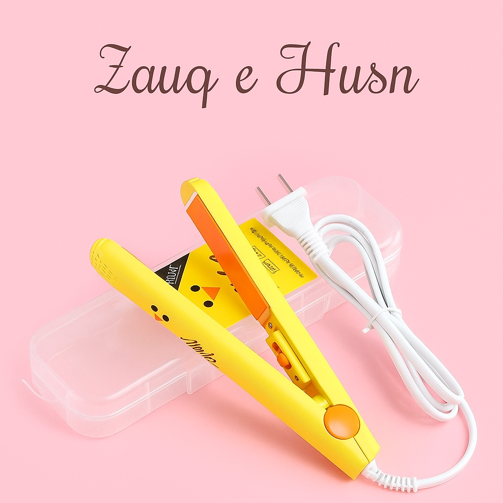 Portable Mini Hair Straightener - 1 Pc High Heat Quick Heating Tool