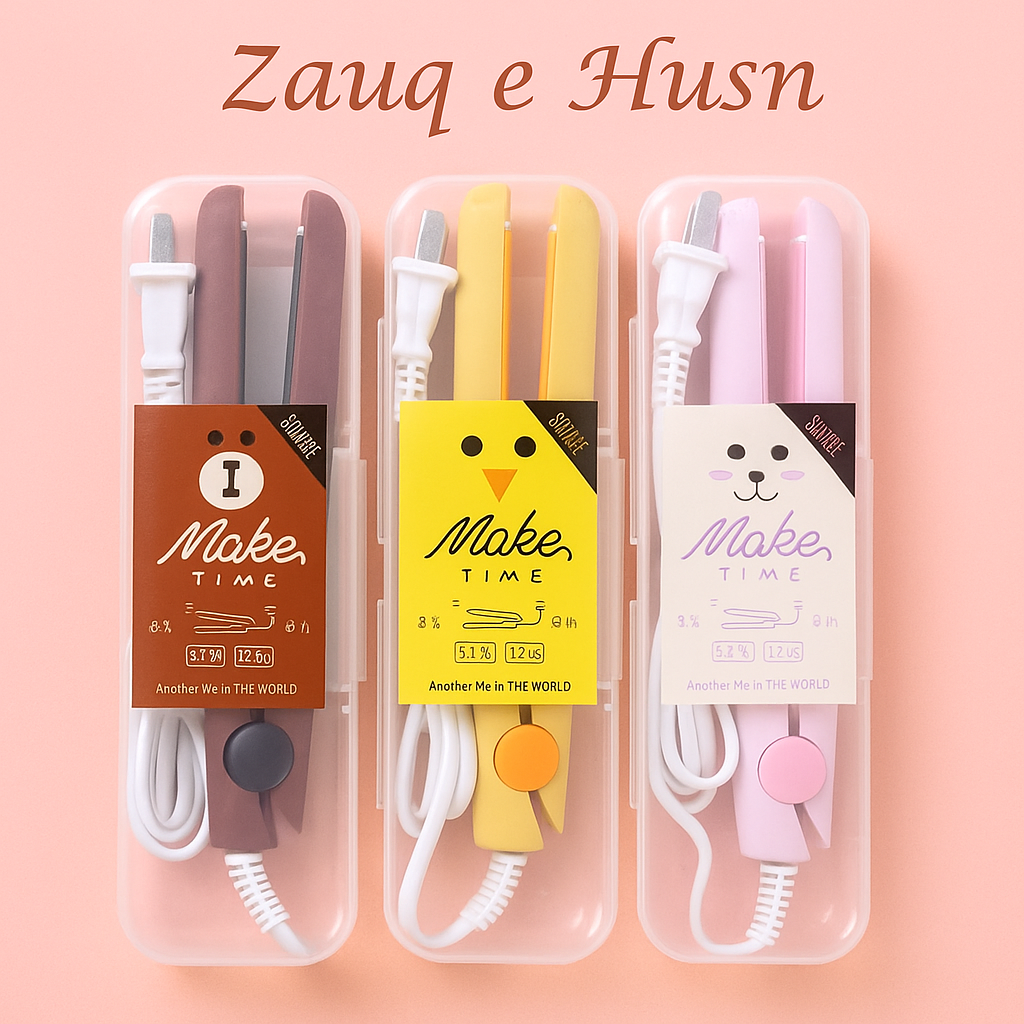 Portable Mini Hair Straightener - 1 Pc High Heat Quick Heating Tool