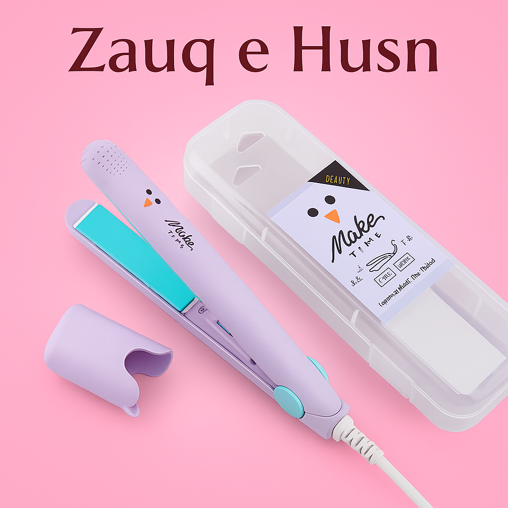 Portable Mini Hair Straightener - 1 Pc High Heat Quick Heating Tool