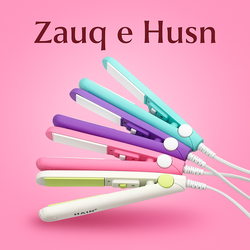 Portable Mini Hair Straightener - 1 Pc High Heat Quick Heating Tool