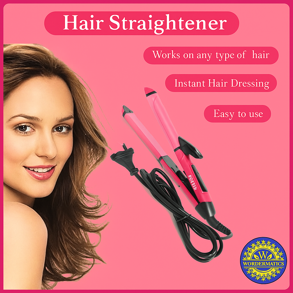 Nova Hair Straightener & Curler 2-in-1