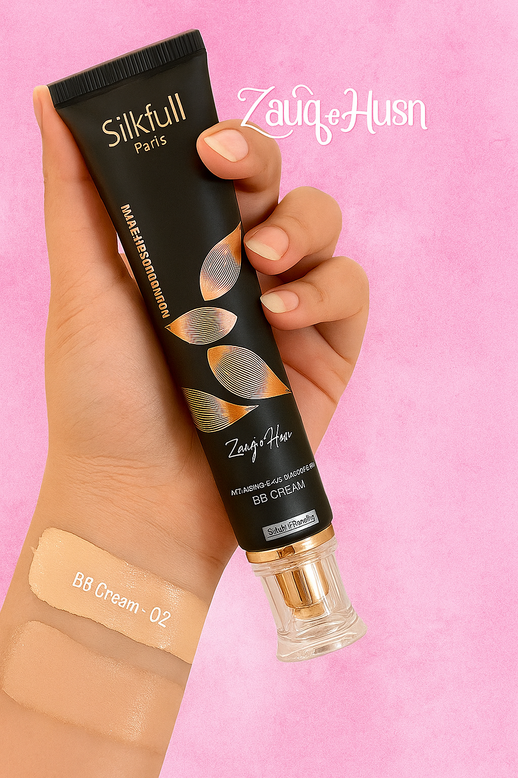 Silkfull Waterproof Tube Makeup Foundation | Long-Lasting, Full Coverage, Hydrating | 15g