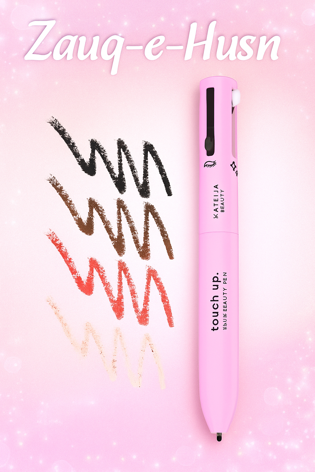 Touch Up 4-in-1 Makeup Pen | Eye Liner, Brow Liner, Lip Liner & Highlighter