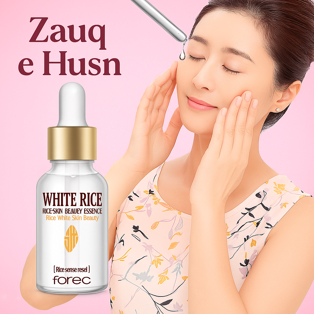 Rorec Whitening & Anti-Aging Serum with White Rice Extract – 15ml