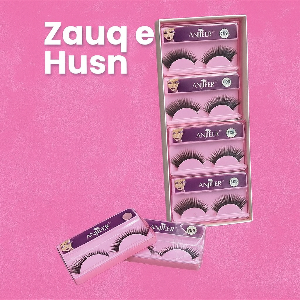 Premium 6D False Eyelashes – Reusable Set of 2