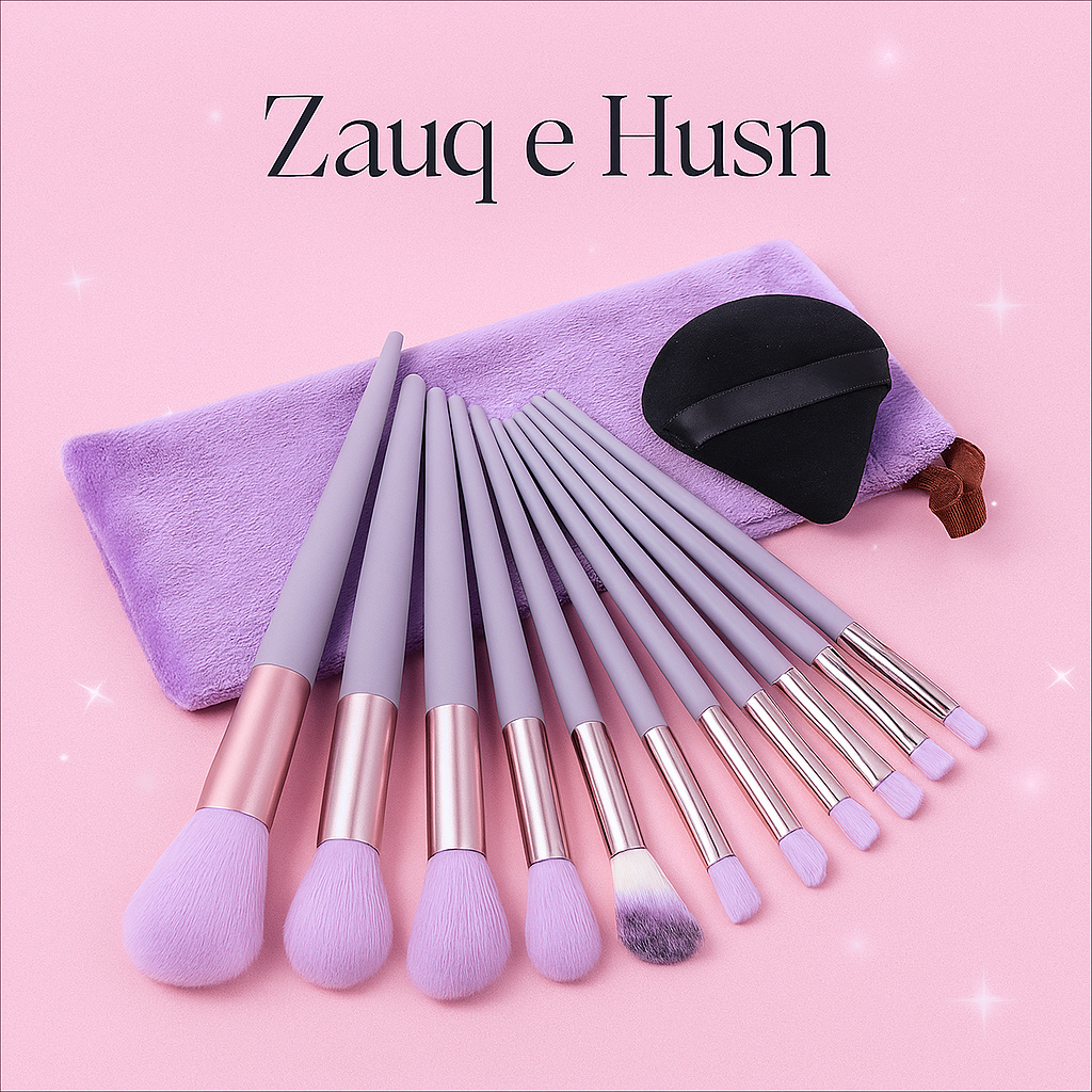 13-Piece Colorful Makeup Brushes Set – Blending & Practice Tools for Face & Eyes
