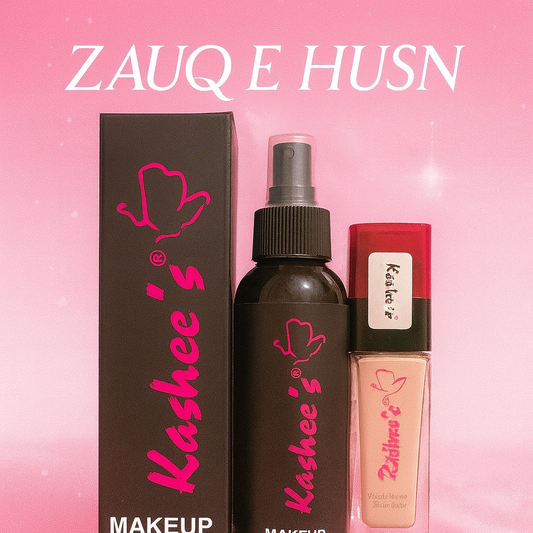 2-in-1 Foundation & Fixer Set | Liquid Foundation & Makeup Fixer | Long-Lasting Coverage