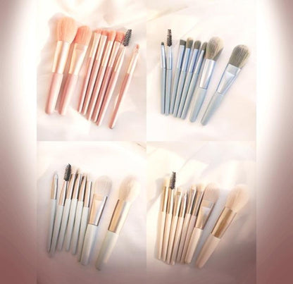 8-Piece Makeup Brush Set – Blending, Contouring & Eye Makeup Tools