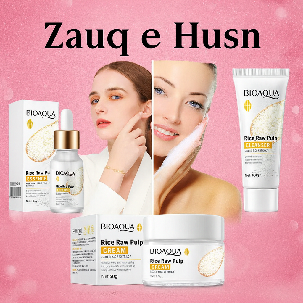 Bio-Aqua Essence, Cream & Cleanser Pack of 3 - BIOAQUA