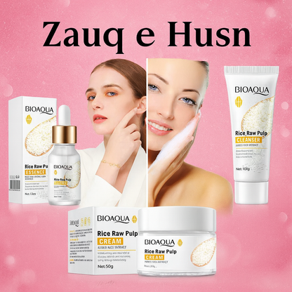 Bio-Aqua Essence, Cream & Cleanser Pack of 3 - BIOAQUA