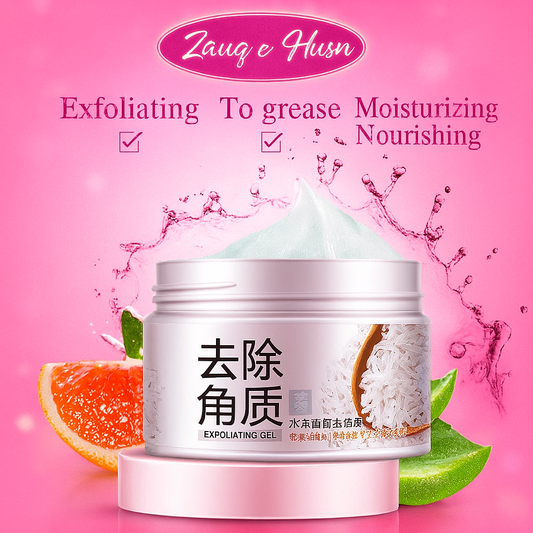 Bioaqua Rice Gel Face Scrub for Brightening & Exfoliating