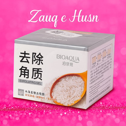 Bioaqua Rice Gel Face Scrub for Brightening & Exfoliating - Bioaqua