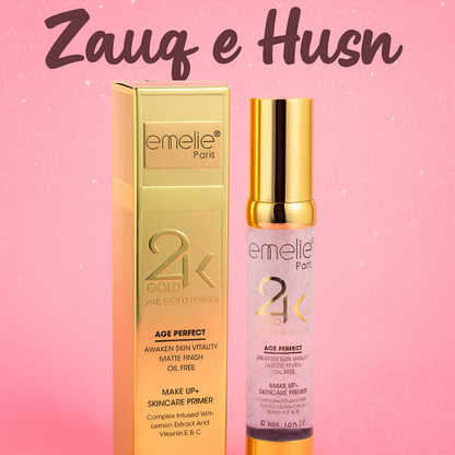 Emelie Paris 24K Gold Age Perfect Makeup + Skincare Primer – 30ml