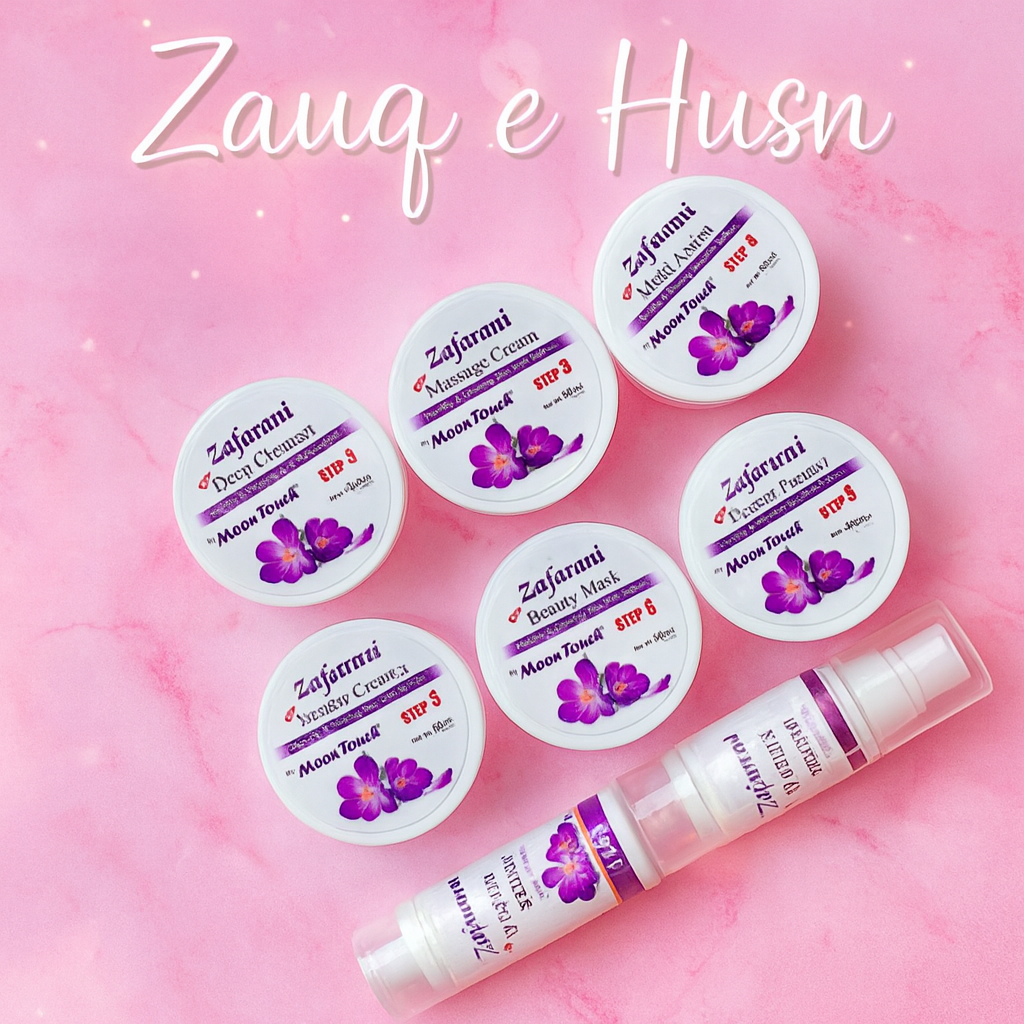 Zafarani Facial Set 50ml – Hydrated, Glowing Skin with Saffron Infused Skincare