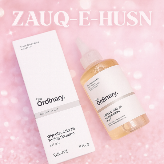 Pack of 2 – The Ordinary Glycolic Acid Toning Solution (240ml) + Miss Rose Natural Makeup Fixer with Vitamin E (120ml)