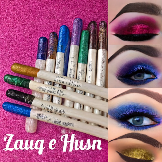 Pack of 12 Flormar Glitter Multipurpose Pencils – Glitter Eyeliner & Eyeshadow Pencils – Metallic Colors, Long Lasting, Random Colors
