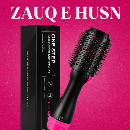 One Step 2-in-1 Hair Dryer & Brush (Dryer + Styler) – Fast Drying, Straightening & Curling, 1000W Power