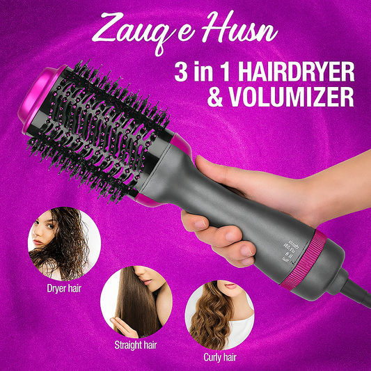 One Step 2-in-1 Hair Dryer & Brush (Dryer + Styler) – Fast Drying, Straightening & Curling, 1000W Power