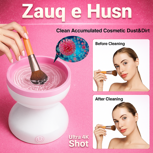 Electric Makeup Brush Cleaner Machine – USB Powered, Gentle & Efficient Cleaning for Makeup Brushes